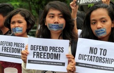 報道自由度ランキングを<br>大きく下げたフィリピン